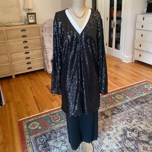 Anna-Kaci Sequin Jacket - Size L‎